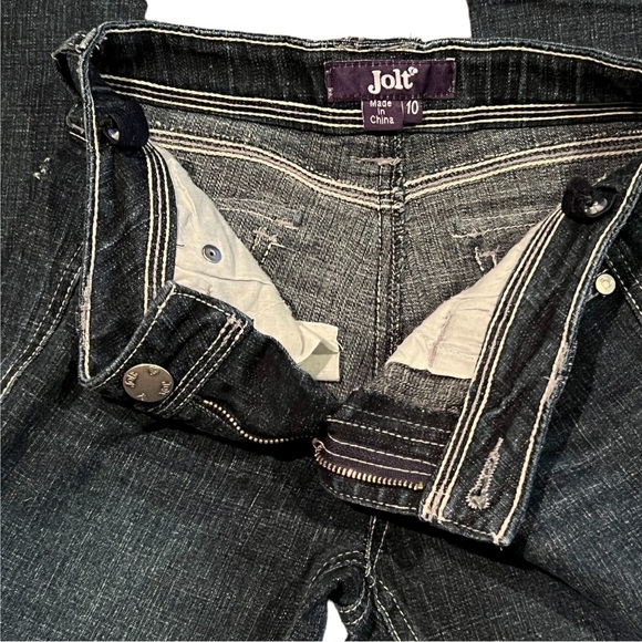 Jolt Girls Stretch Denim Blue Jeans Size 10 - Picture 5 of 6
